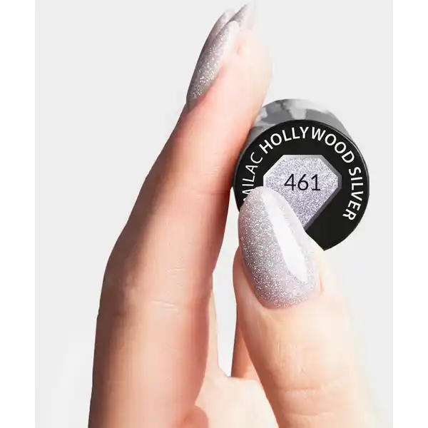 461 UV Gel Nagellack Hollywood Silver