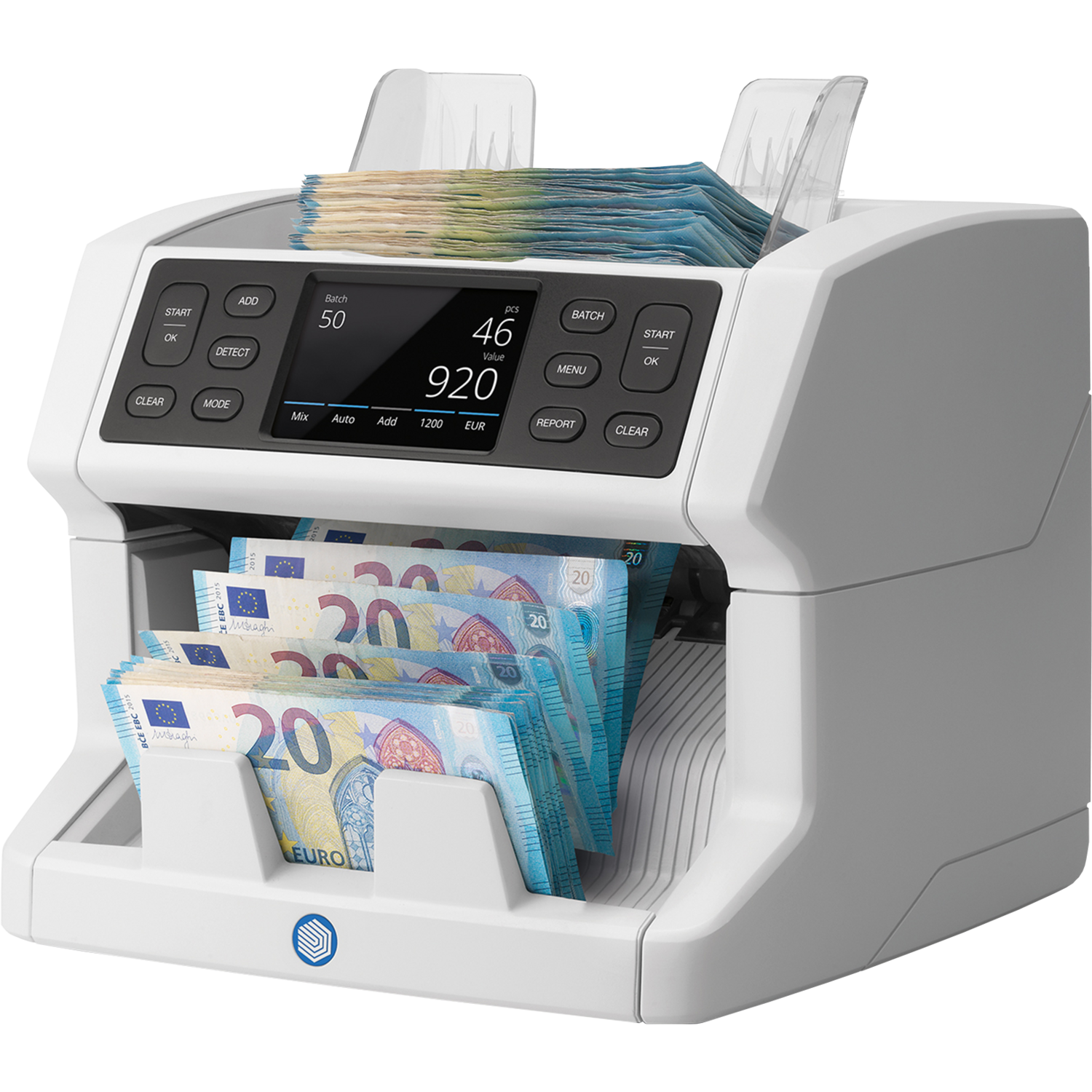 Safescan® Biljettelmachine, type: 2865-S, Metaal, grijs