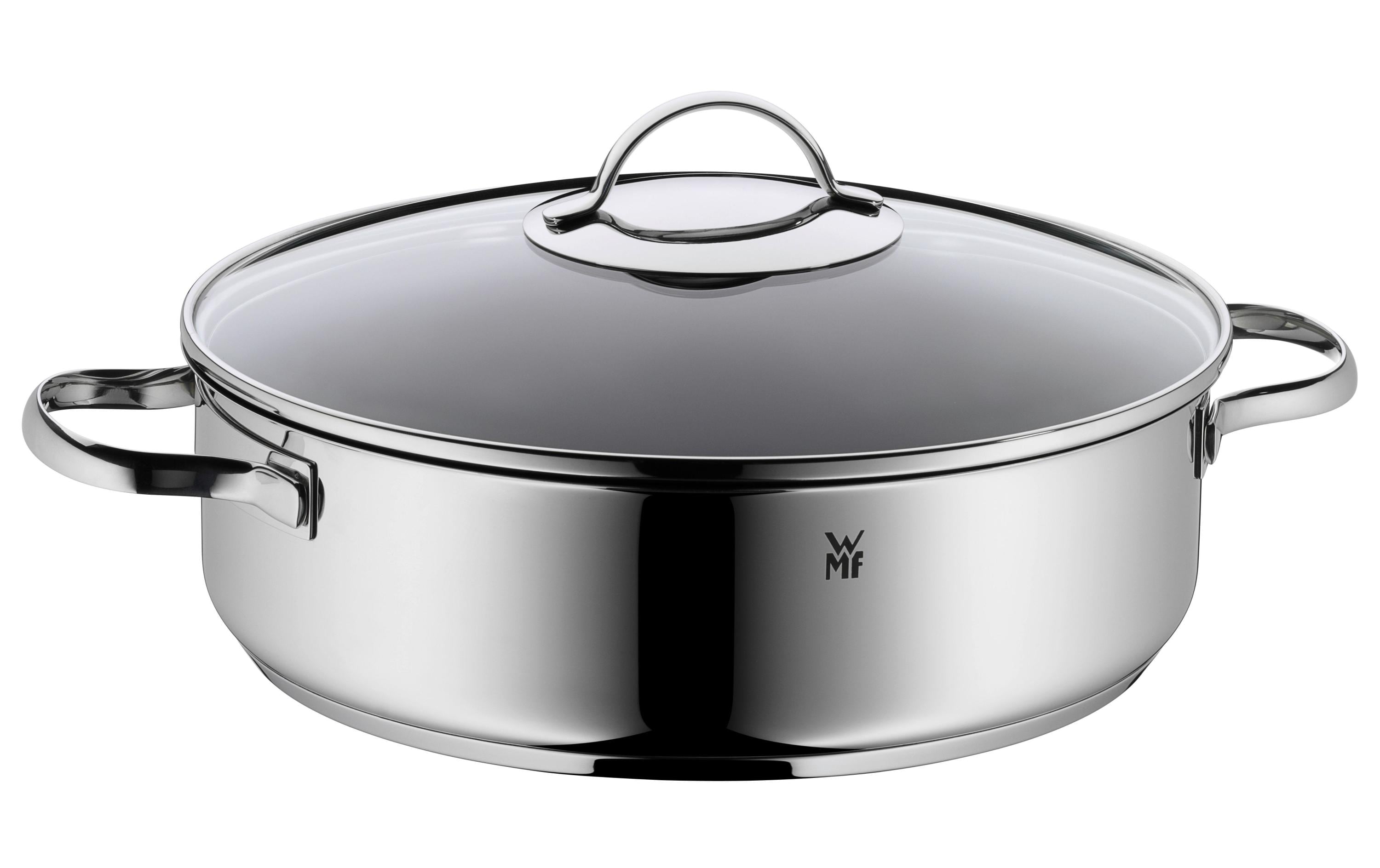 Bräter 28 cmServier-Schmorpfanne mit Deckel