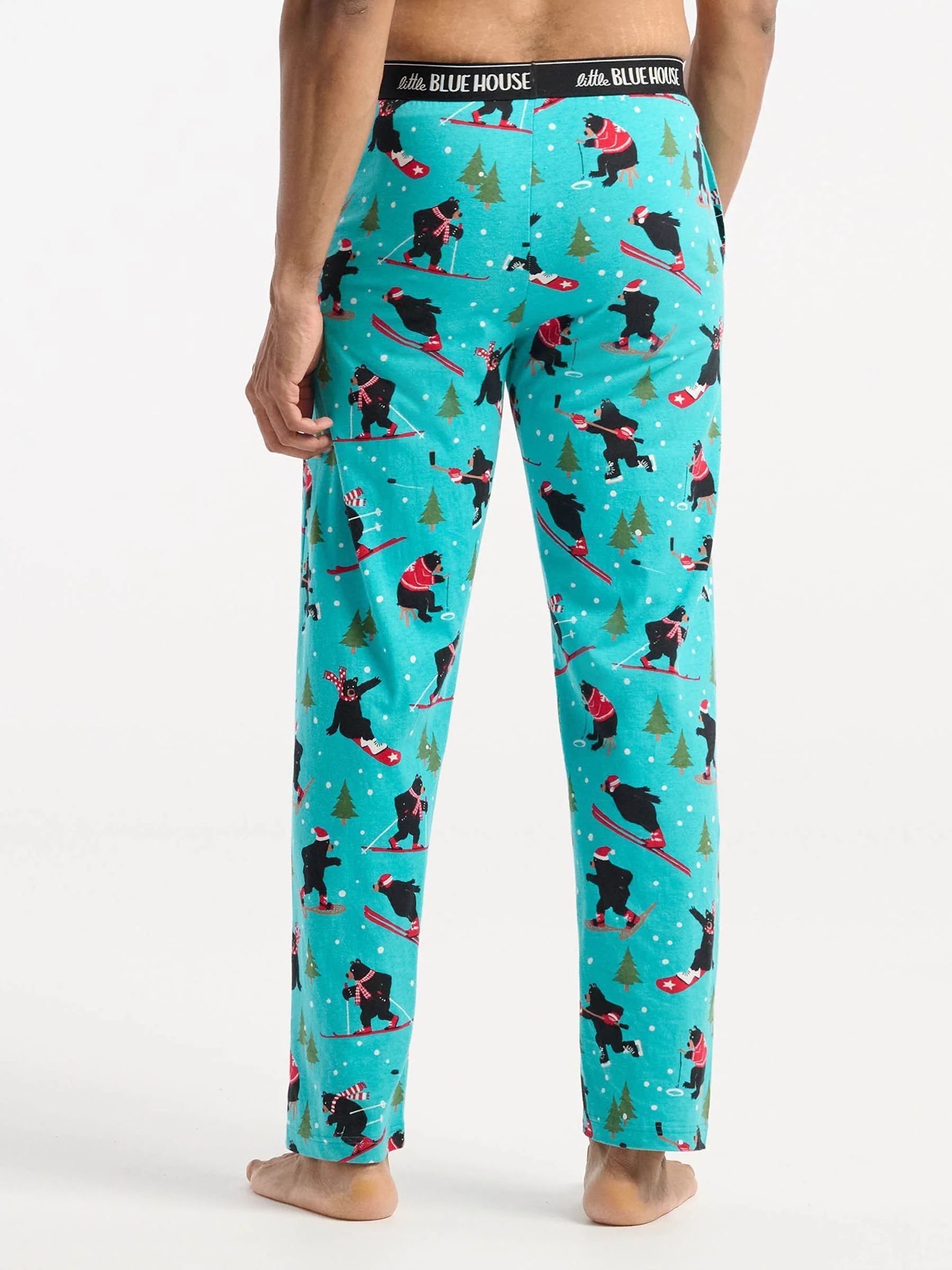 Hatley Blue Wild Winter Sports Pyjama Bottoms