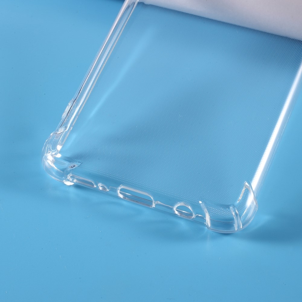 Samsung Galaxy A51 (2019) Gummi Hülle Case Slim Design mit Air Cushion Fallschutz - Transparent