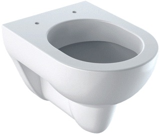 Geberit Renova Compact hangend toilet met KeraTect wit glans