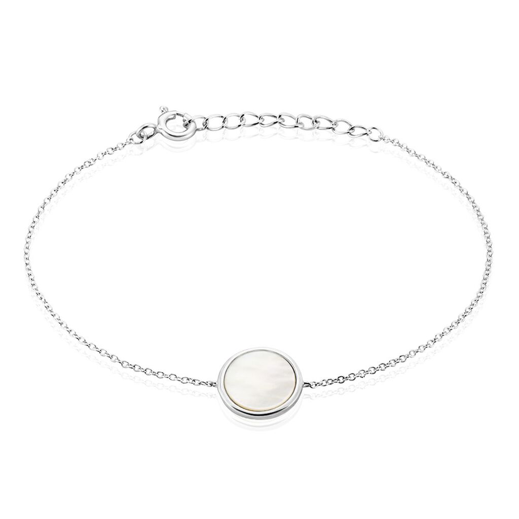 Bracelet Saül Argent Blanc Nacre