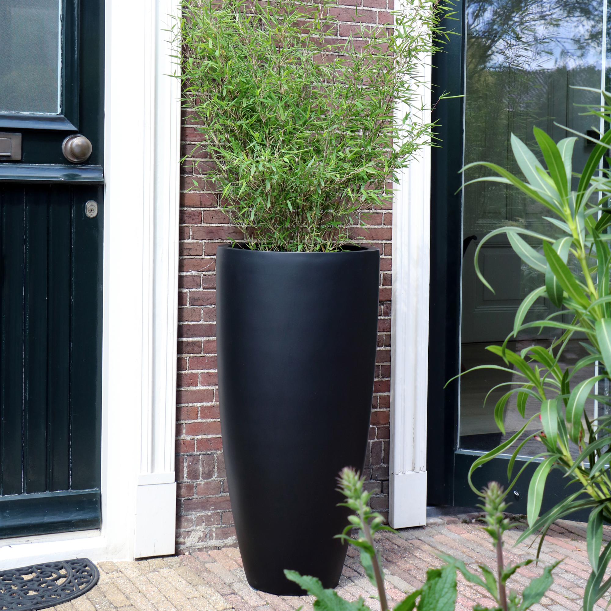 Plantenpot Kentucky black Ø36,5 x H80 cm *Verwacht mid Feb