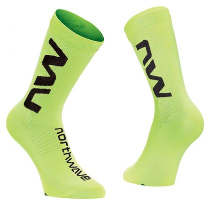 Chaussettes Northwave Extreme Air Jaune Fluo/Noir