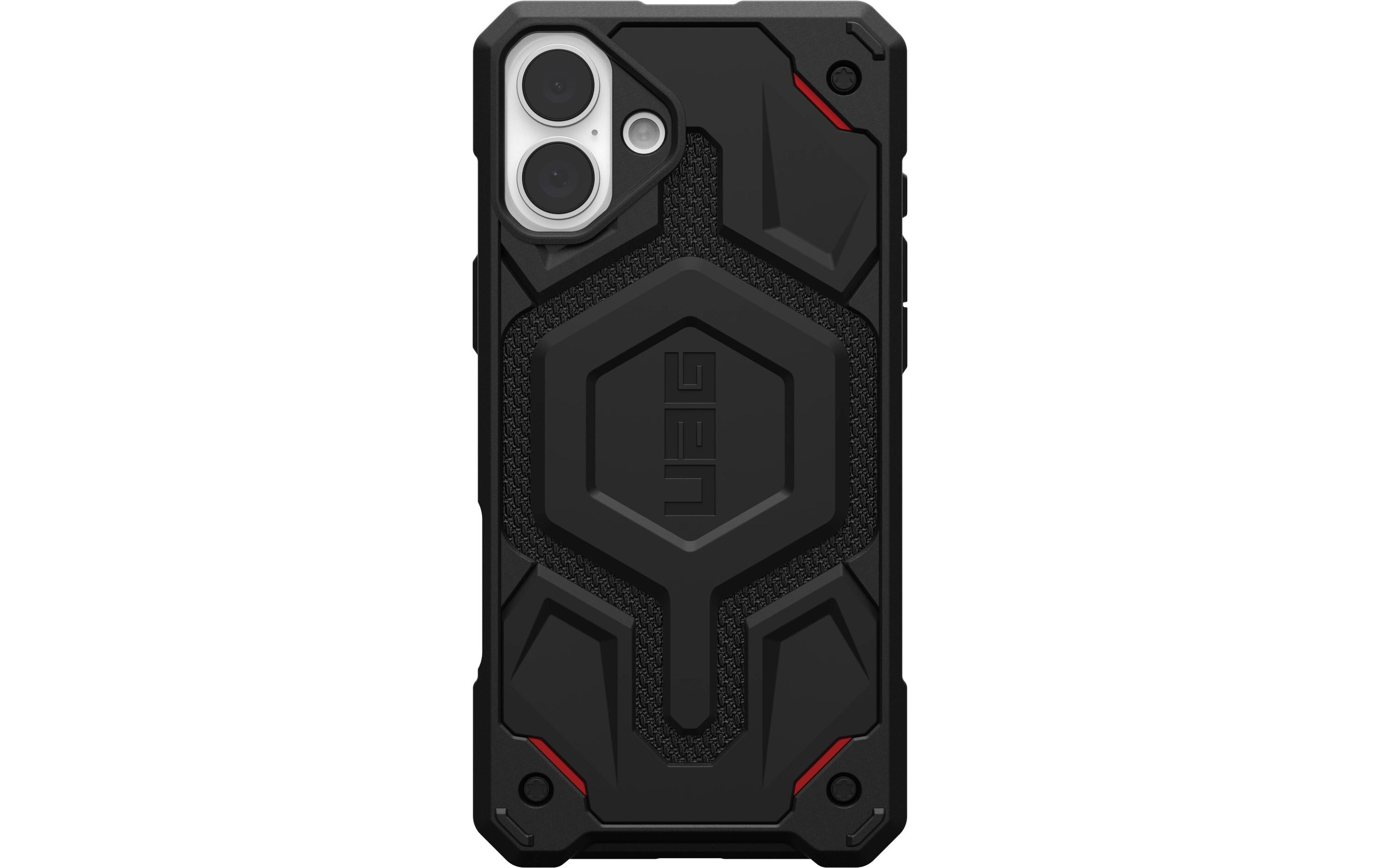 Back Cover Monarch Pro iPhone 16 Plus Kevlar BlackSchutzhülle für das Apple iPhone 16 Plus
