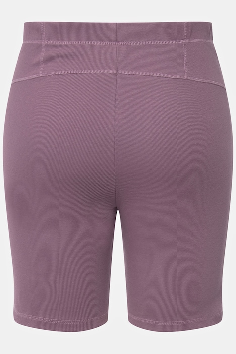 Yoga-Radler, Rippjersey, Slim, Biobaumwolle