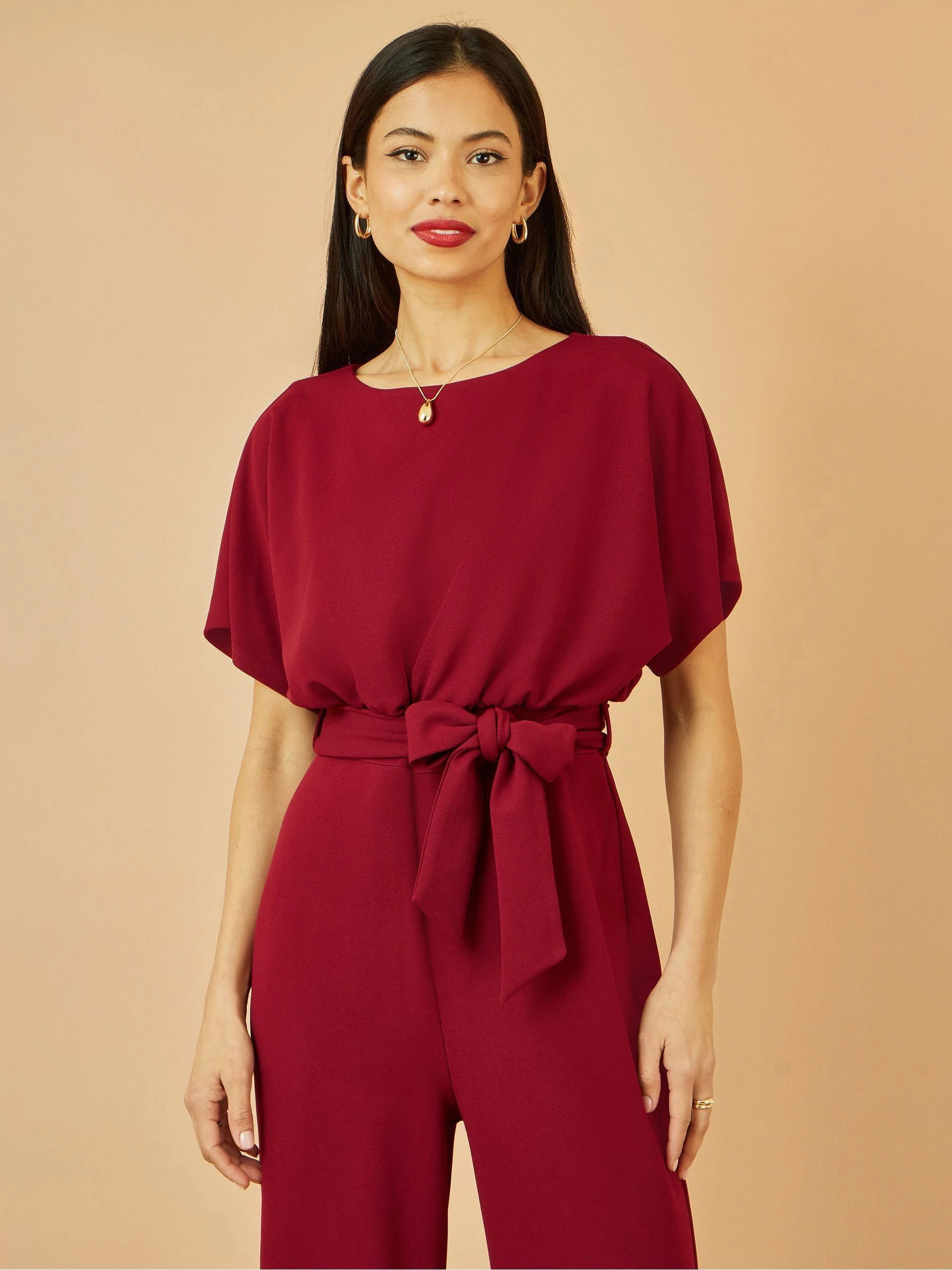 Yumi Batwing Stretch Jumpsuit