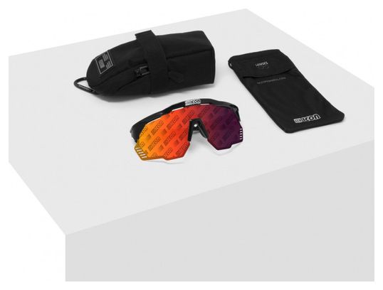 Scicon Sports Aeroshade Kunken Monogram Lunettes De Soleil De Performance Sportive (Scnpp Red Multimirror Monogramme/Luminosité Blanche)