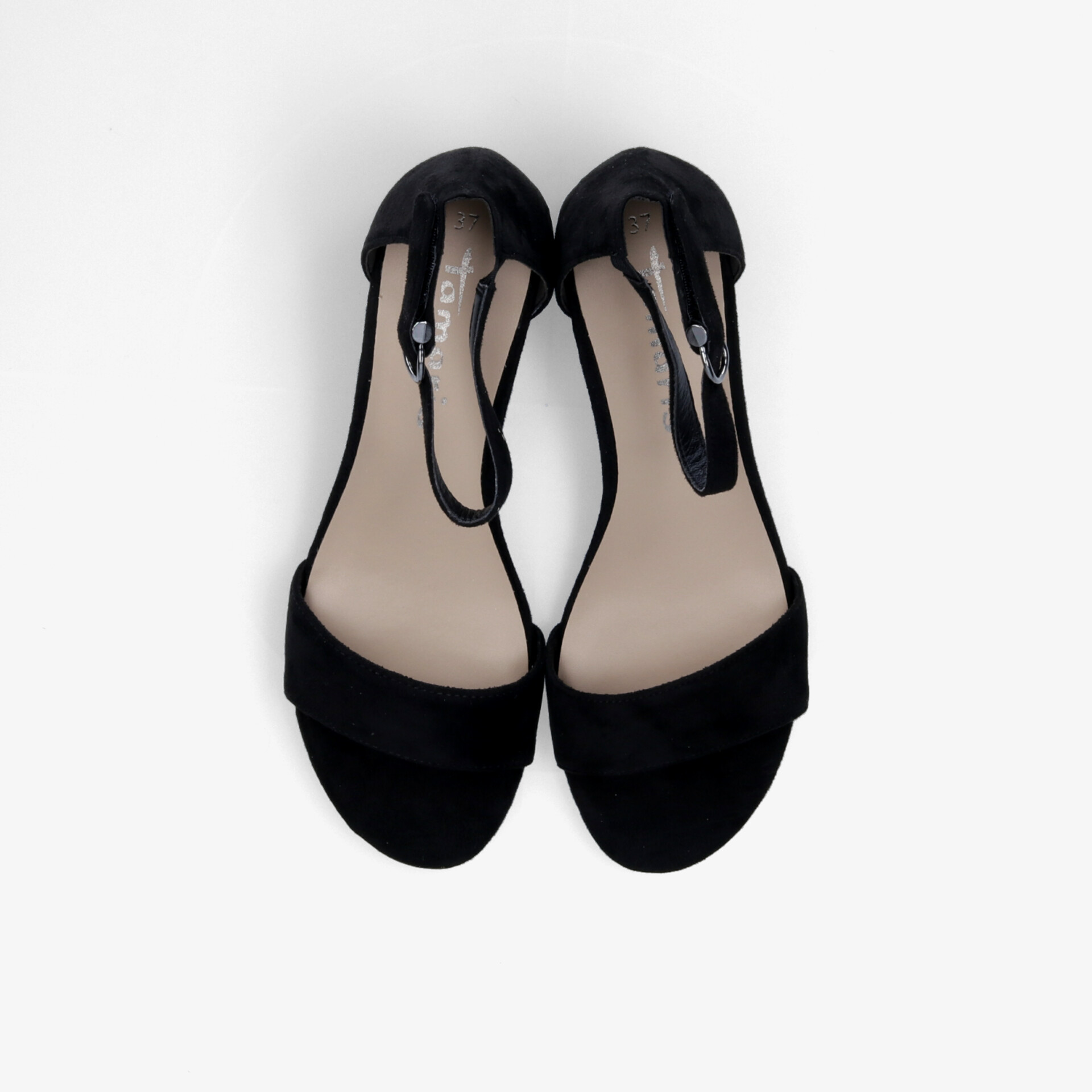 Tamaris Damen Riemchensandalen schwarz
