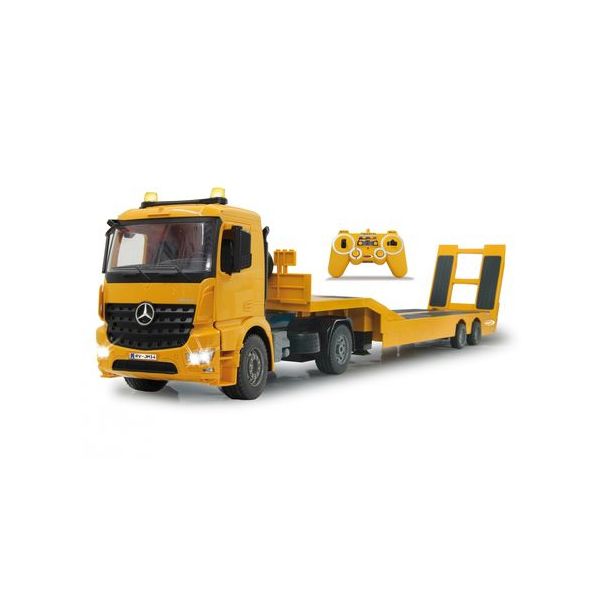 Jamara Veículo Telecomandado Low Loader Mercedes Arocs Orange/black, S - 405107