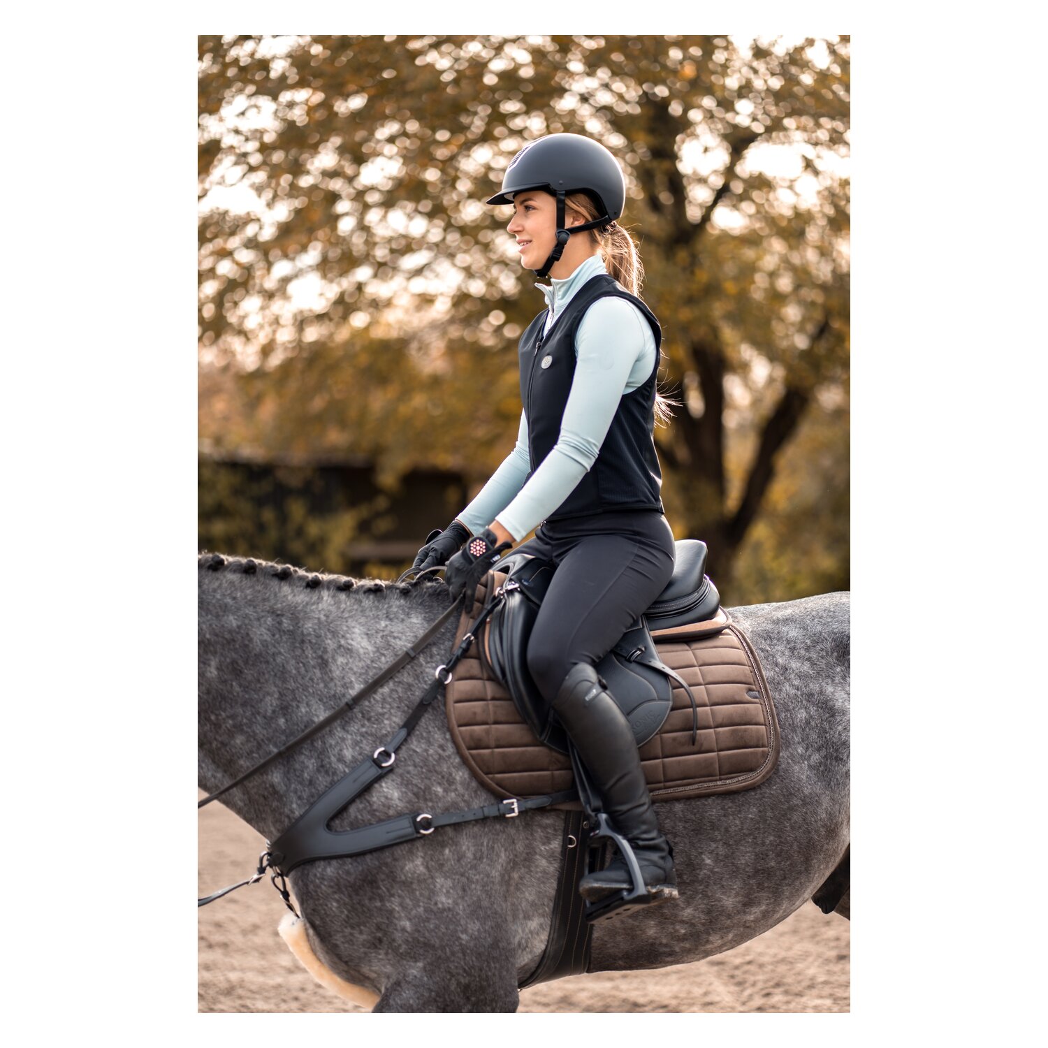 USG Reithelm Comfort Profi  - schwarz