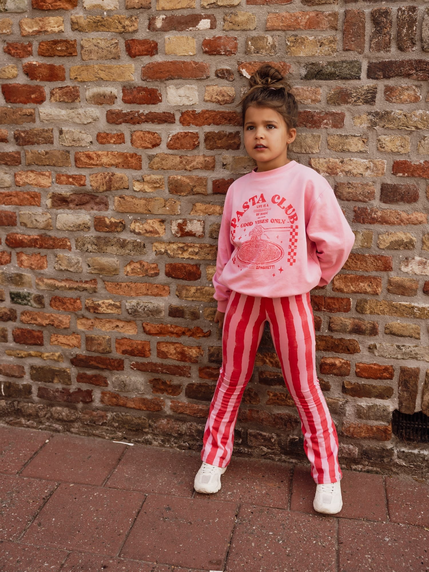 Looxs Looxs little striped flaired sweat pants stripe
