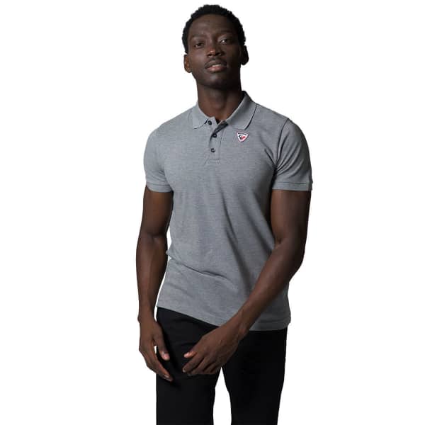Polo ROSSIGNOL LOGO POLO HEATHER GREY
