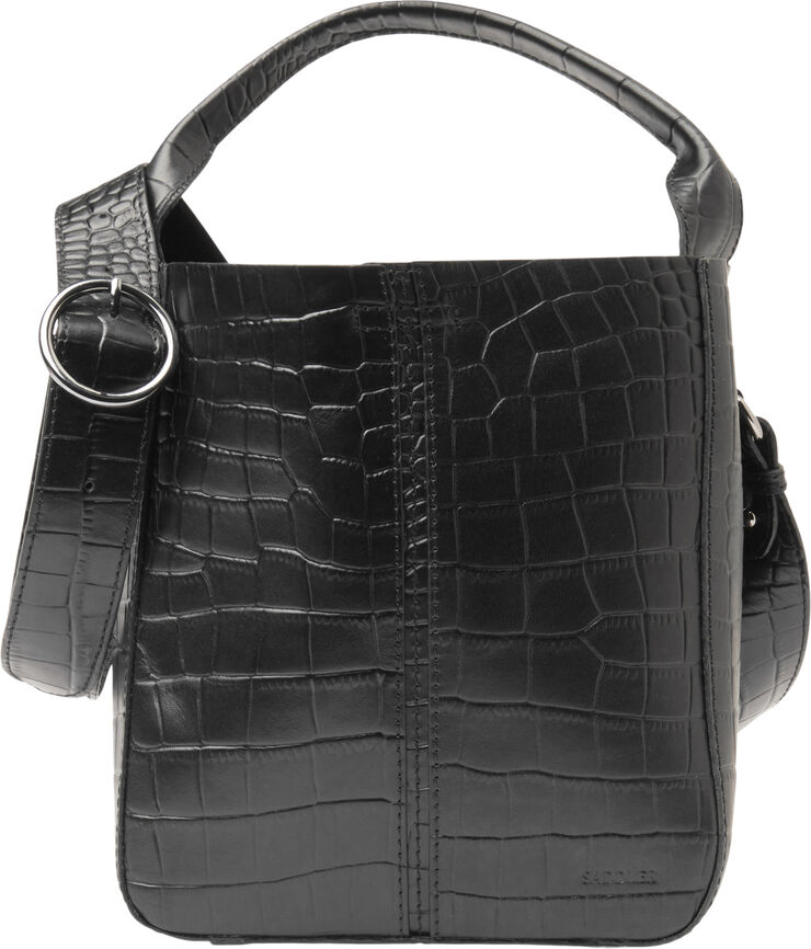Saddler Elsa mini Black croco