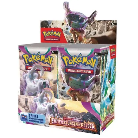 Pokemon Karmesin & Purpur Entwicklungen in Paldea Display mit 36 Booster Packs
