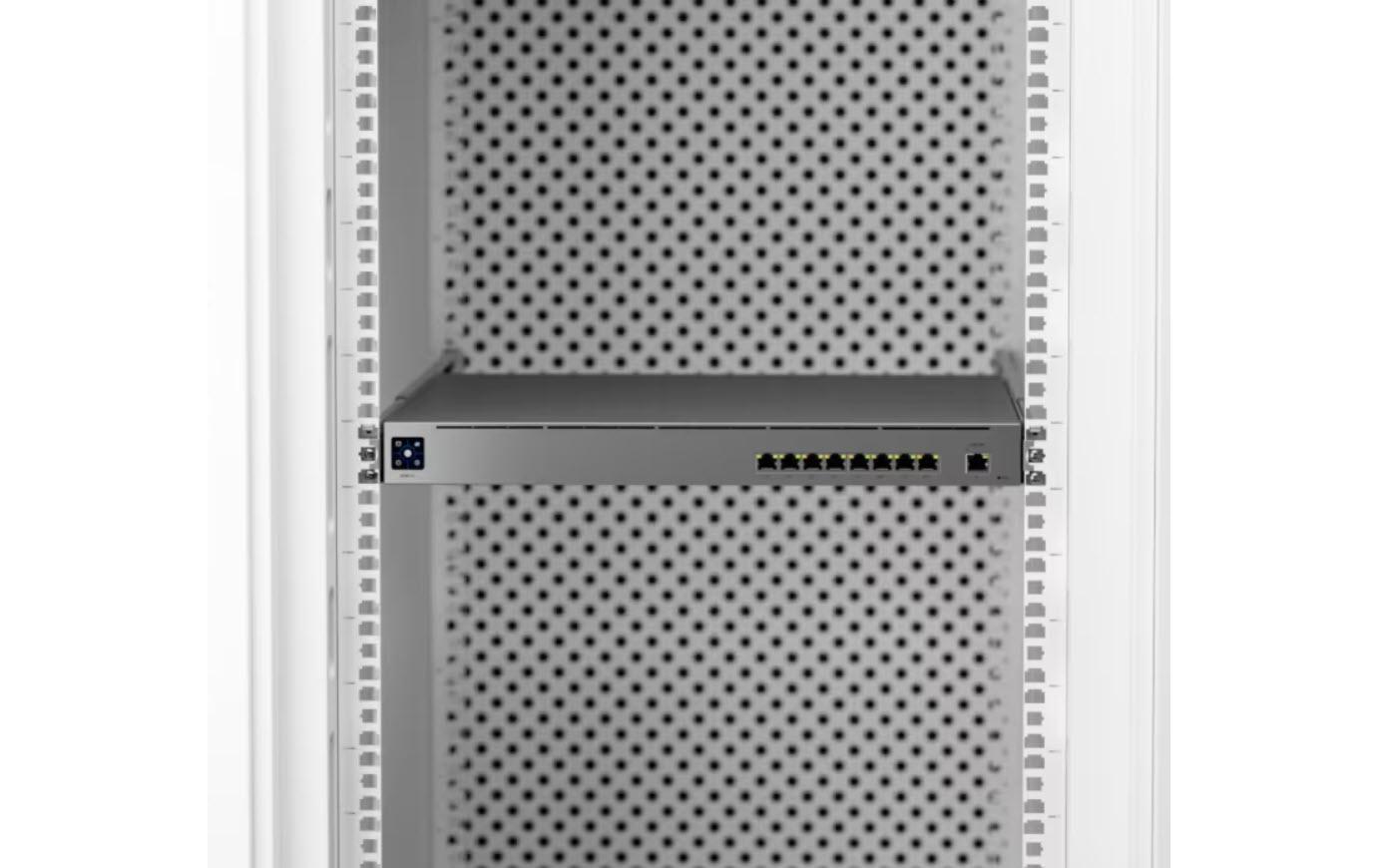 PoE++ Switch UniFi Mission Critical 9 Port<br>Infrastruktur-PoE-Switch mit unterbrechungsfreier Stromversorgung