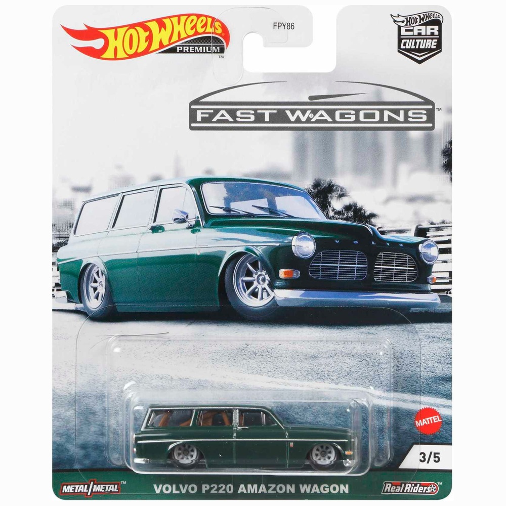 Hot Wheels Car Culture 1:64 Maßstab Diecast Volvo P220 Amazon Wagon