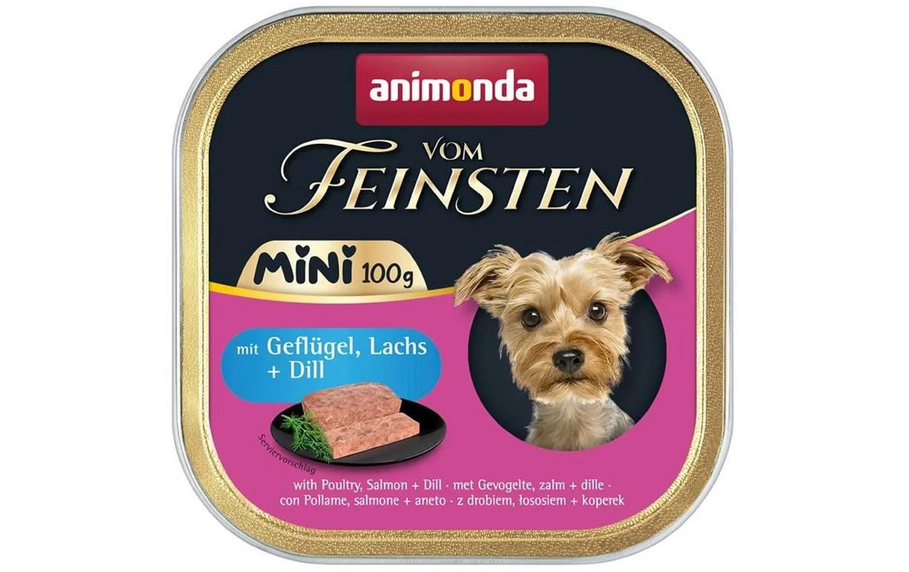 Nassfutter Vom Feinsten Mini 32 x 100 gNassfutter für erwachsene Hunde