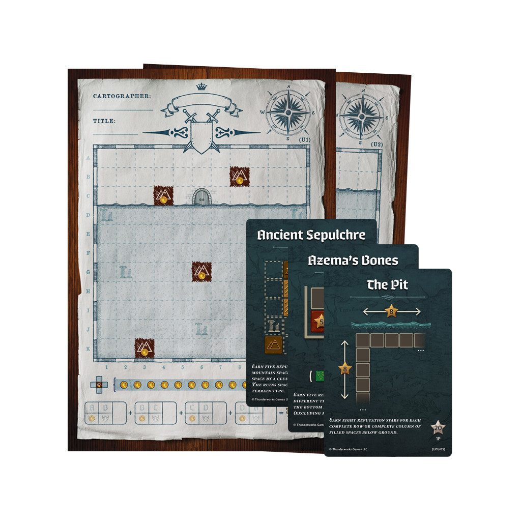 Cartographers Heroes - Map Pack 3 Undercity