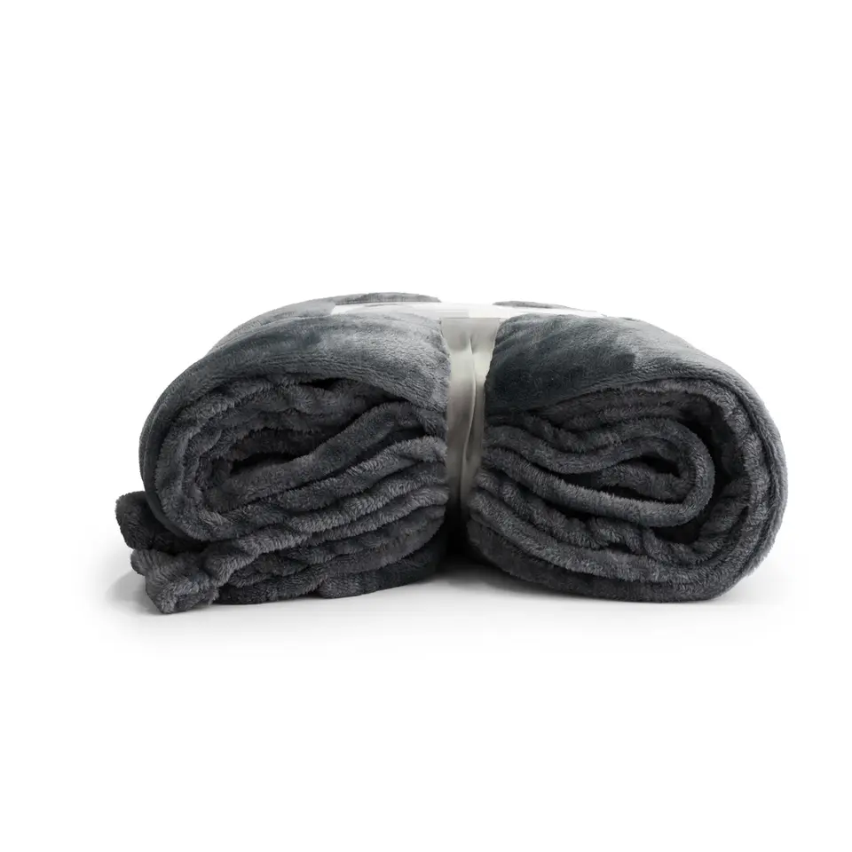 O'DADDY Fleece deken met mouwen - 150x200 cm - super zacht - grijs
