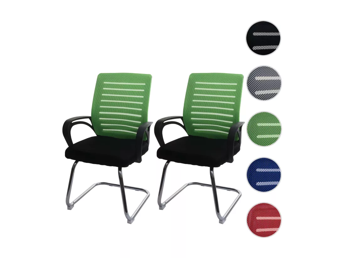 Siège de conférence MCW-K51 (lot de 2), vert