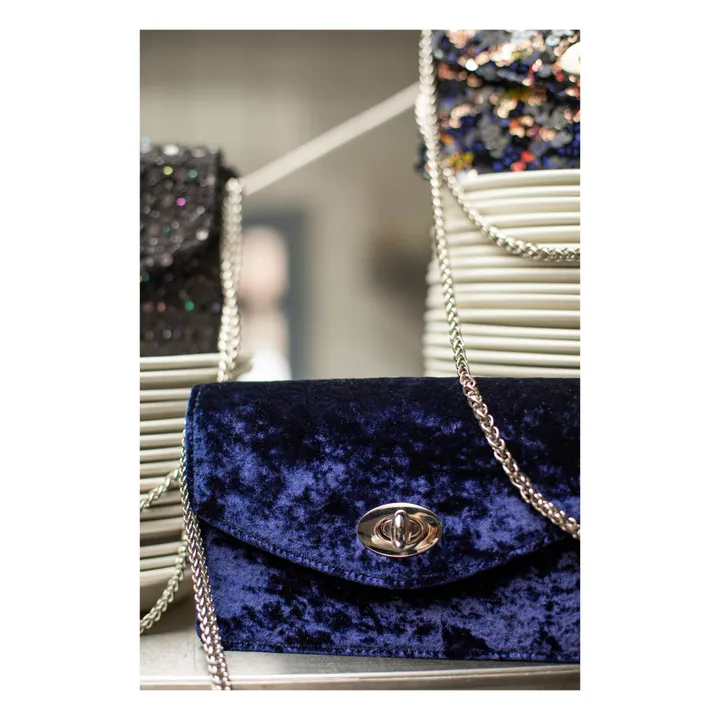 Becksöndergaard Sac Candi Velours | Bleu marine
