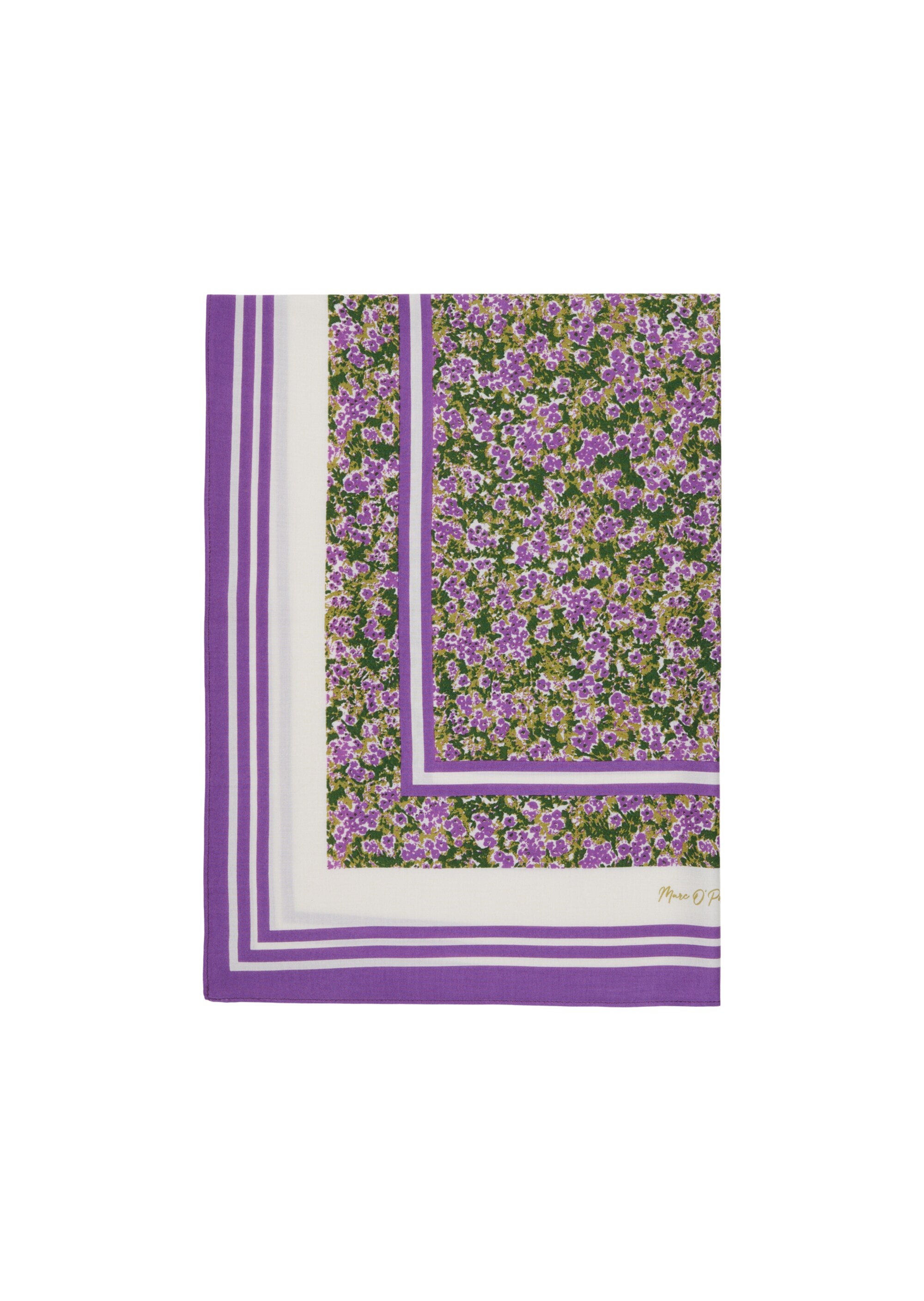 Quadratisches Tuch mit Allover-Print