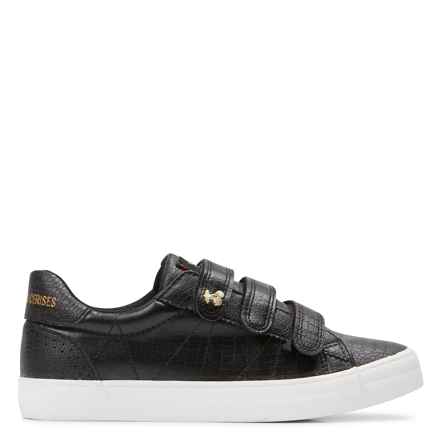 VIC - Baskets basses à scratch | Noir