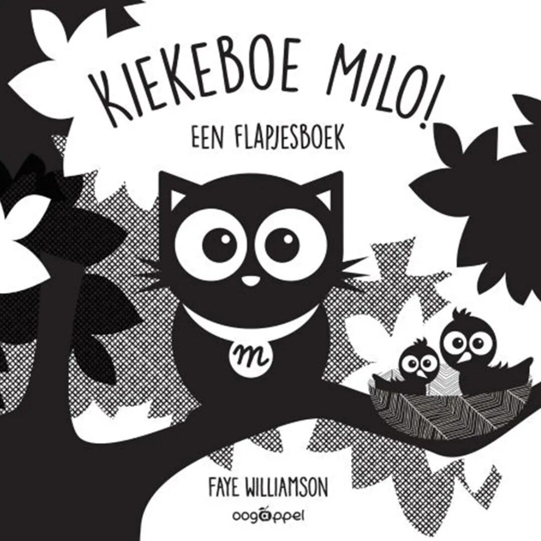 Uitgeverij oogappel flapjesboek kiekeboe milo!