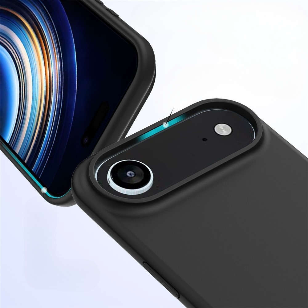 iPhone Air Silikon Case Hülle - Schwarz