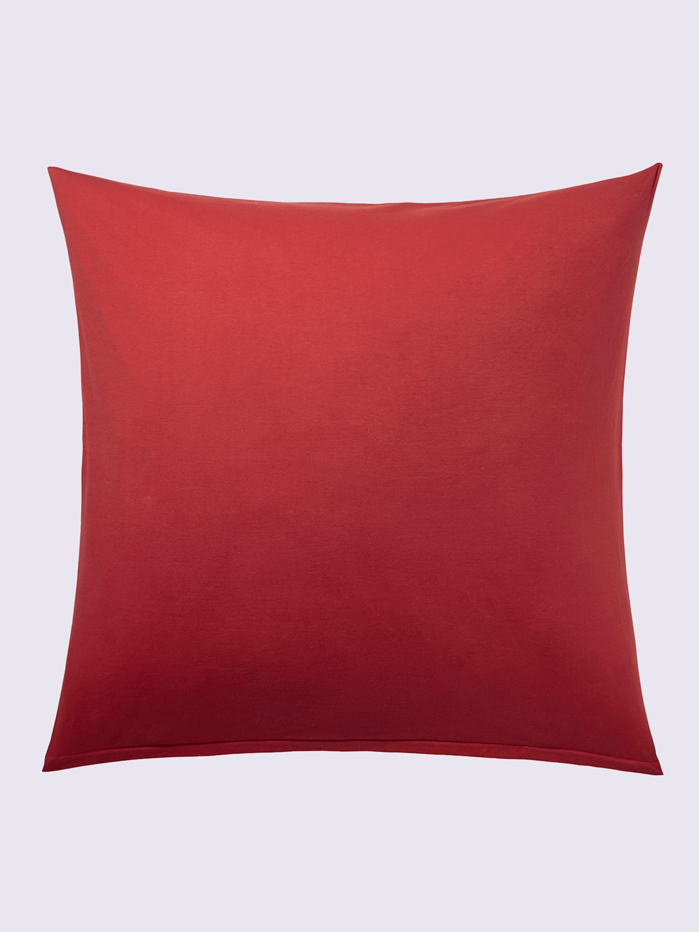 Housses de coussin jersey fin maco à repassage superflu