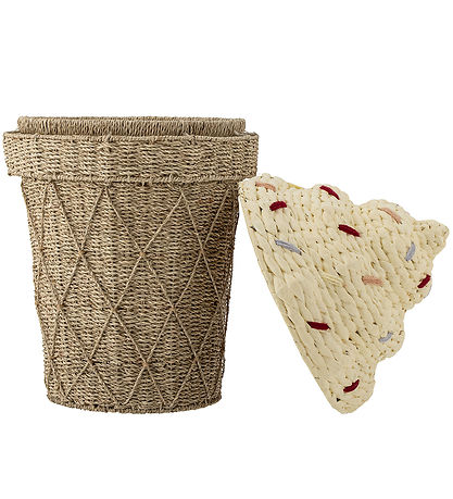 Bloomingville Kurv m. L?g - Cillie - 40x72 cm - Natur