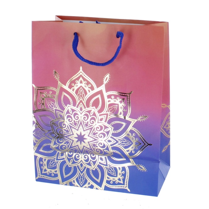 Geschenktasche Boho - ca. 17,5 x 9,5 x 22,5 cm