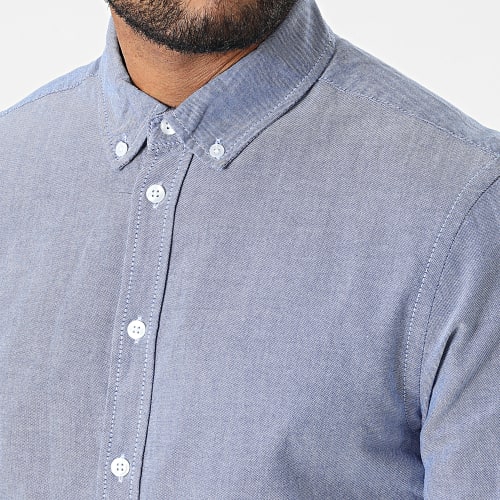 Chemise Manches Longues Bhnail 20709454 Bleu Clair Chiné