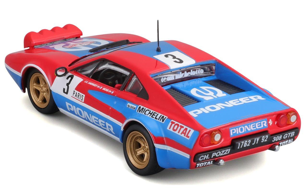 Ferrari Racing 308 GTB 1982 Rot 1:43Sammlermodell im Massstab 1:43