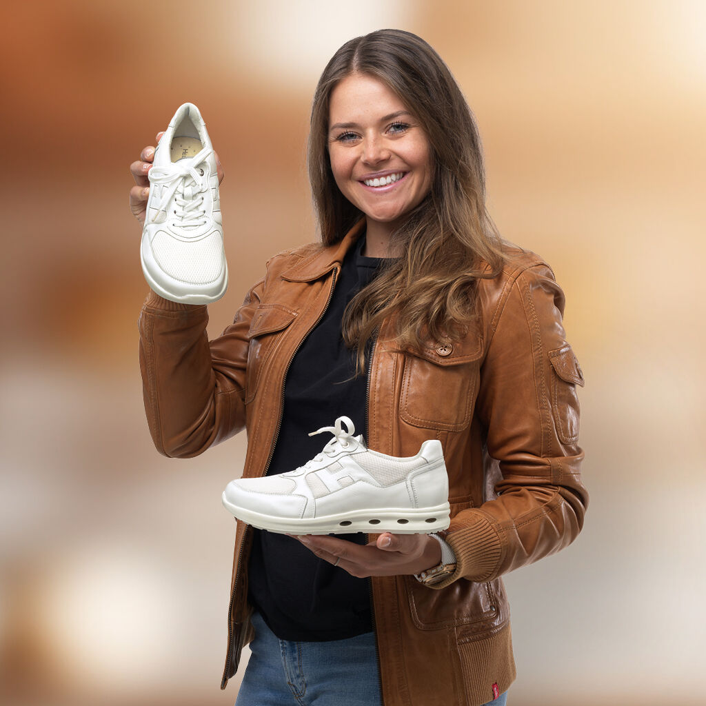 Schnürschuhe - Sneaker ASCONA weiss
