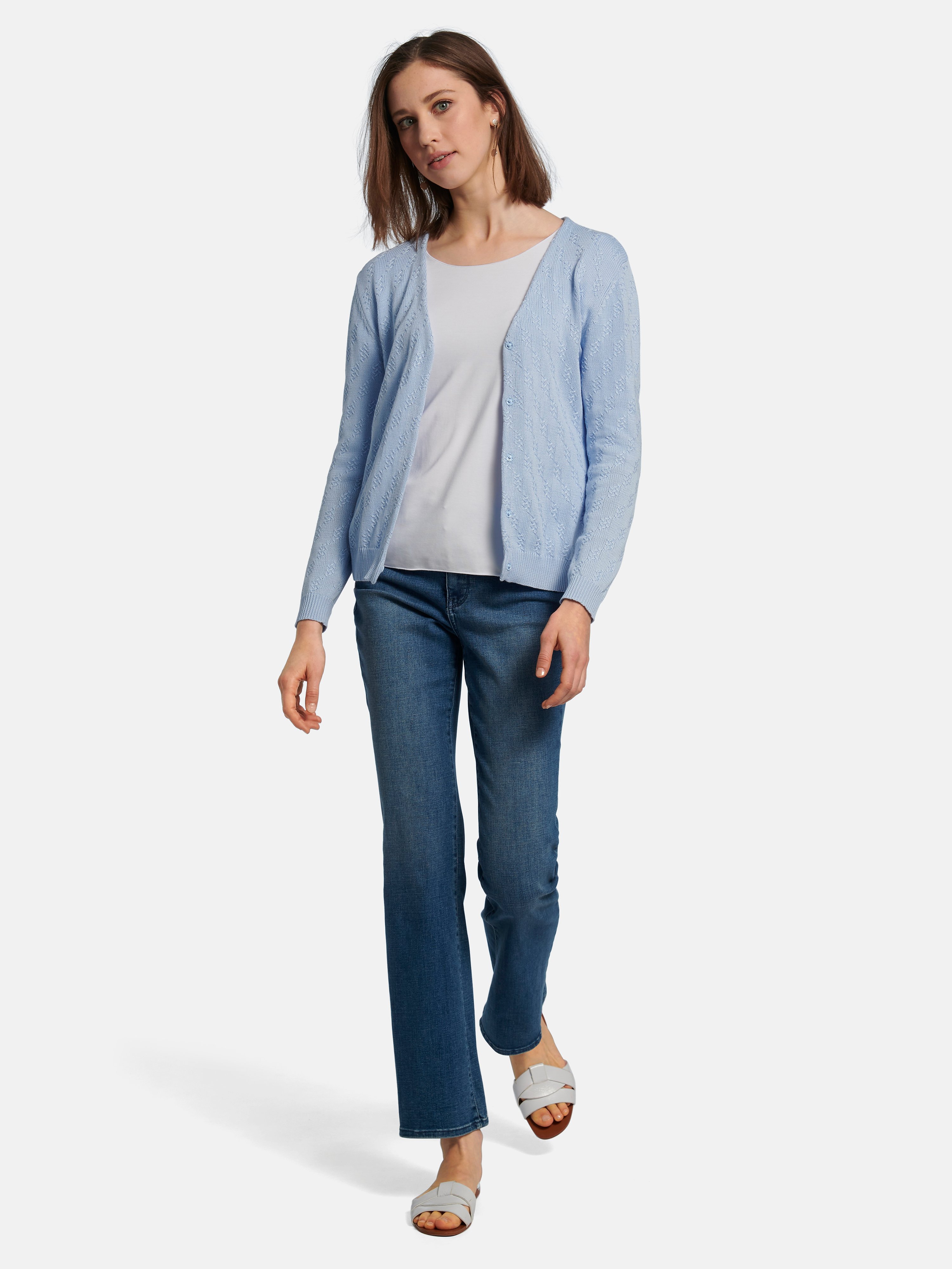 Strickjacke aus 100% SUPIMA®-Baumwolle