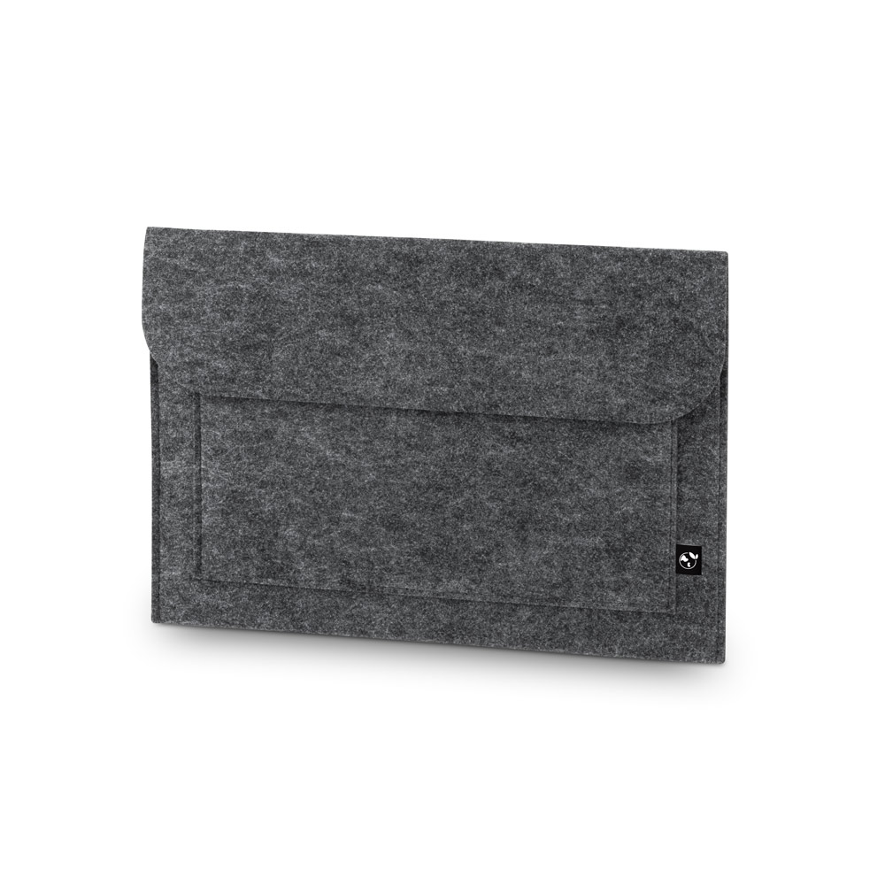hi!dea 92383 - Sacoche pour ordinateur portable en feutrine recyclée (100% rPET)