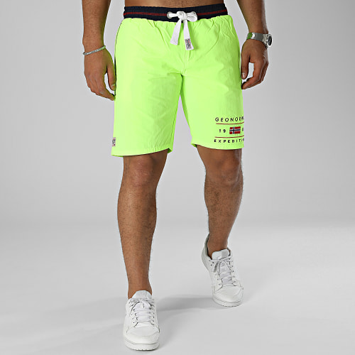 Short De Bain Jaune Fluo