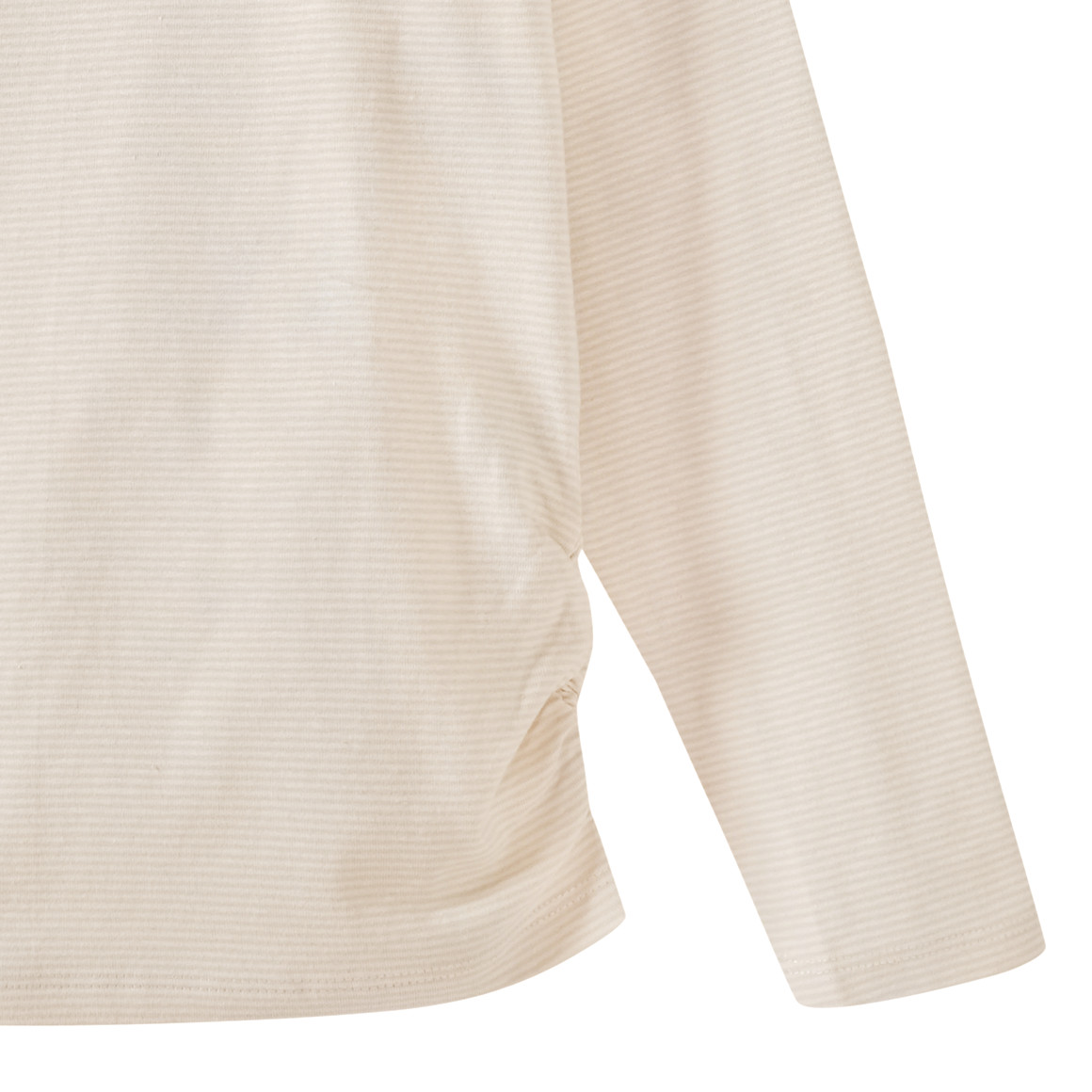 Yigga Mädchen Langarmshirt mit Stickerei creme