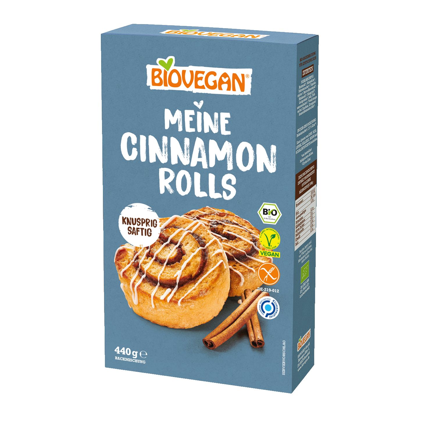 Biovegan Backmischung Meine Cinnamon Rolls