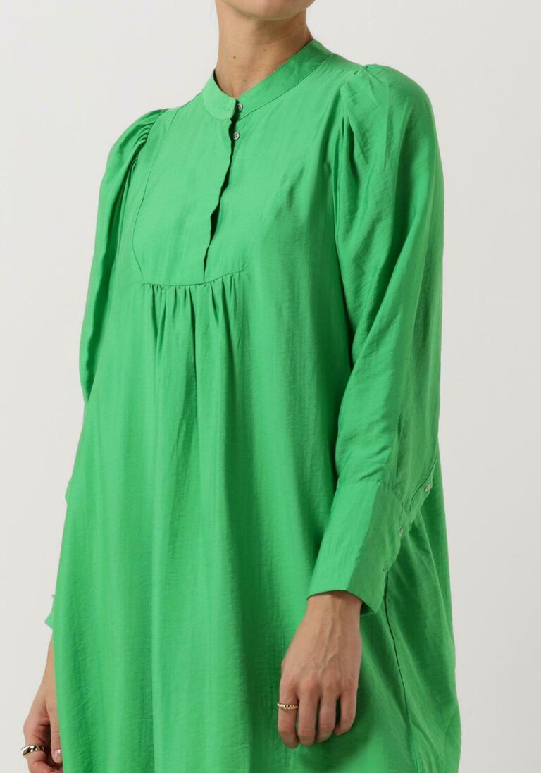 groene co'couture midi jurk callum volume dress