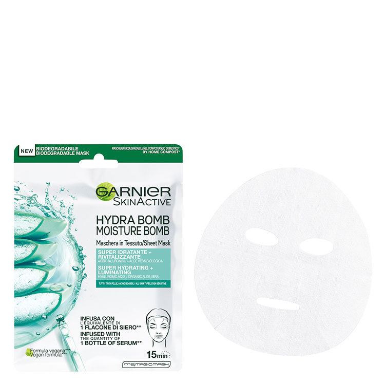 Garnier Moisture Bomb Aloe Sheet Mask 1pcs