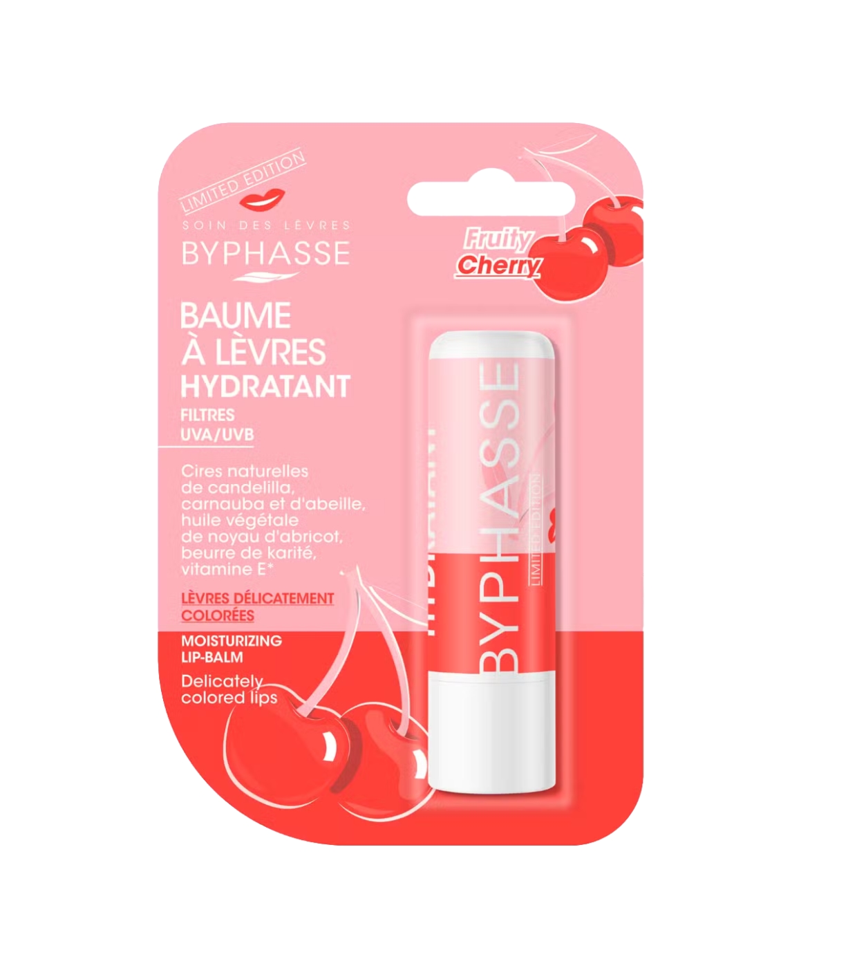 Byphasse - Bálsamo Labial Fruity - Cherry