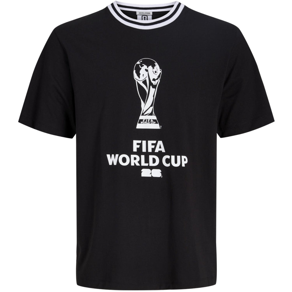 Køb Jack & Jones Junior Black Jorfifa Tee Ss Crew Neck Styd Aw25 Jnr