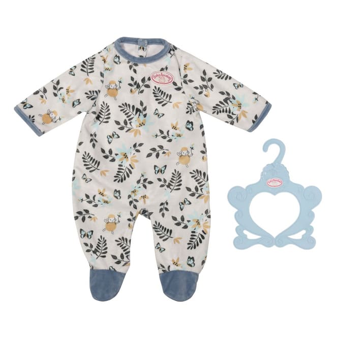 Baby Annabell - Strampler blau - Blätter - 43 cm
