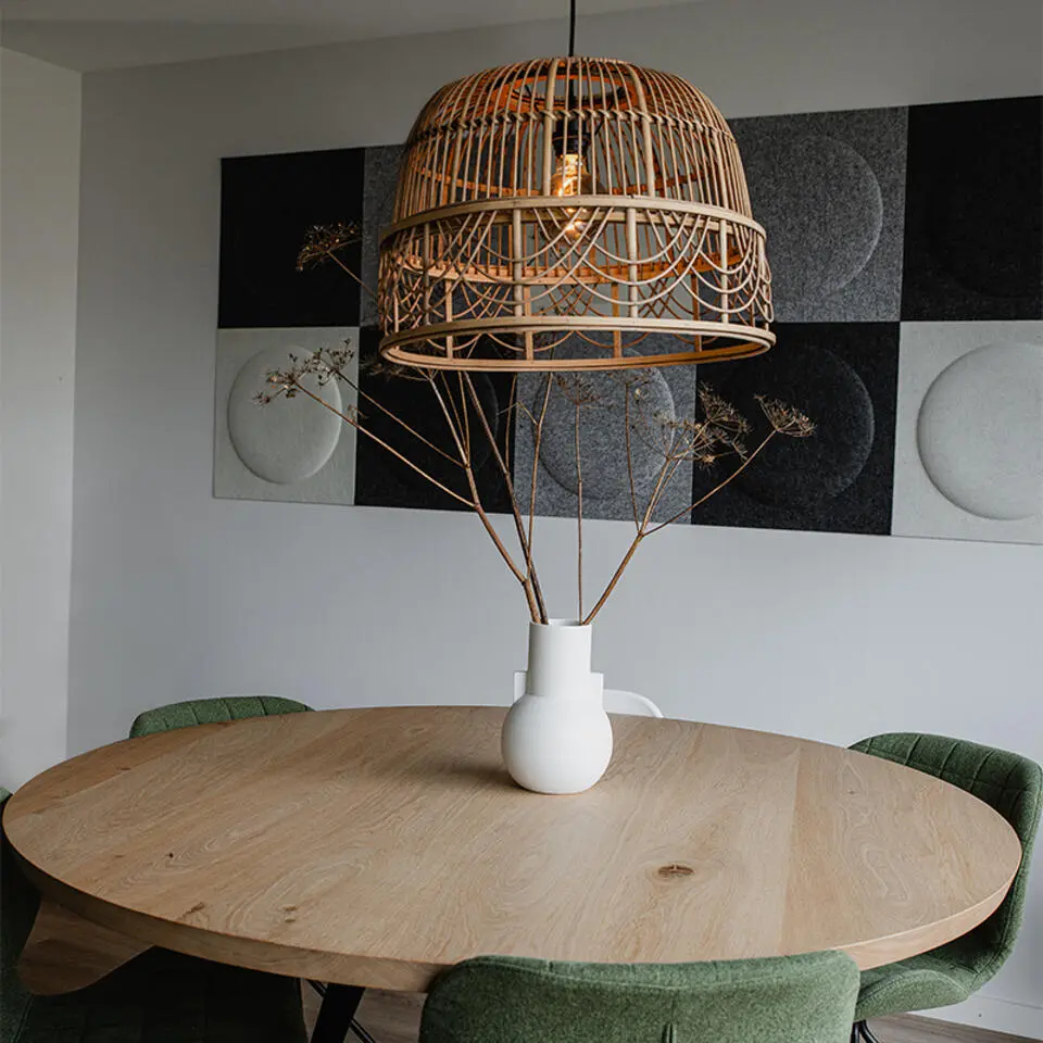 Qazqa hanglampen michelle bruin e27