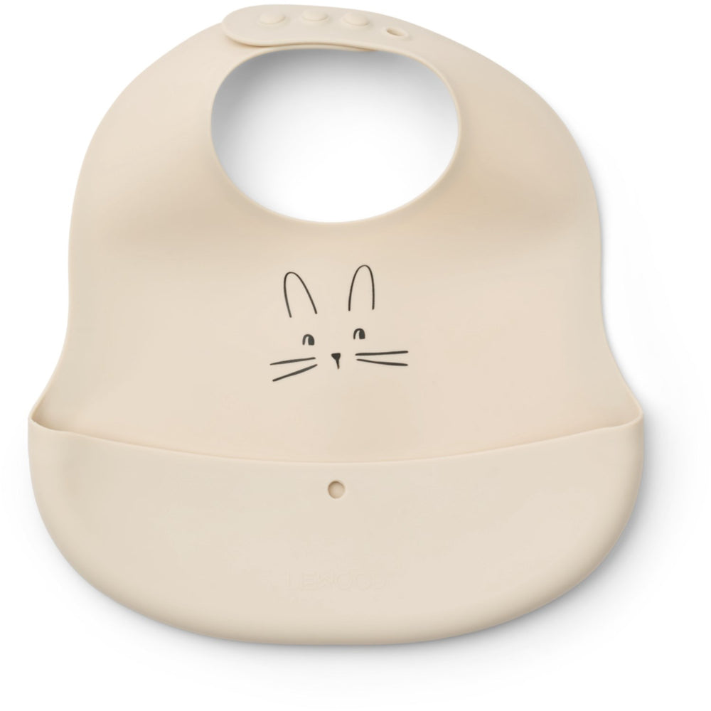 Køb LIEWOOD Rabbit Sandy / Oat Ember Printed Hagesmæk 2-pack