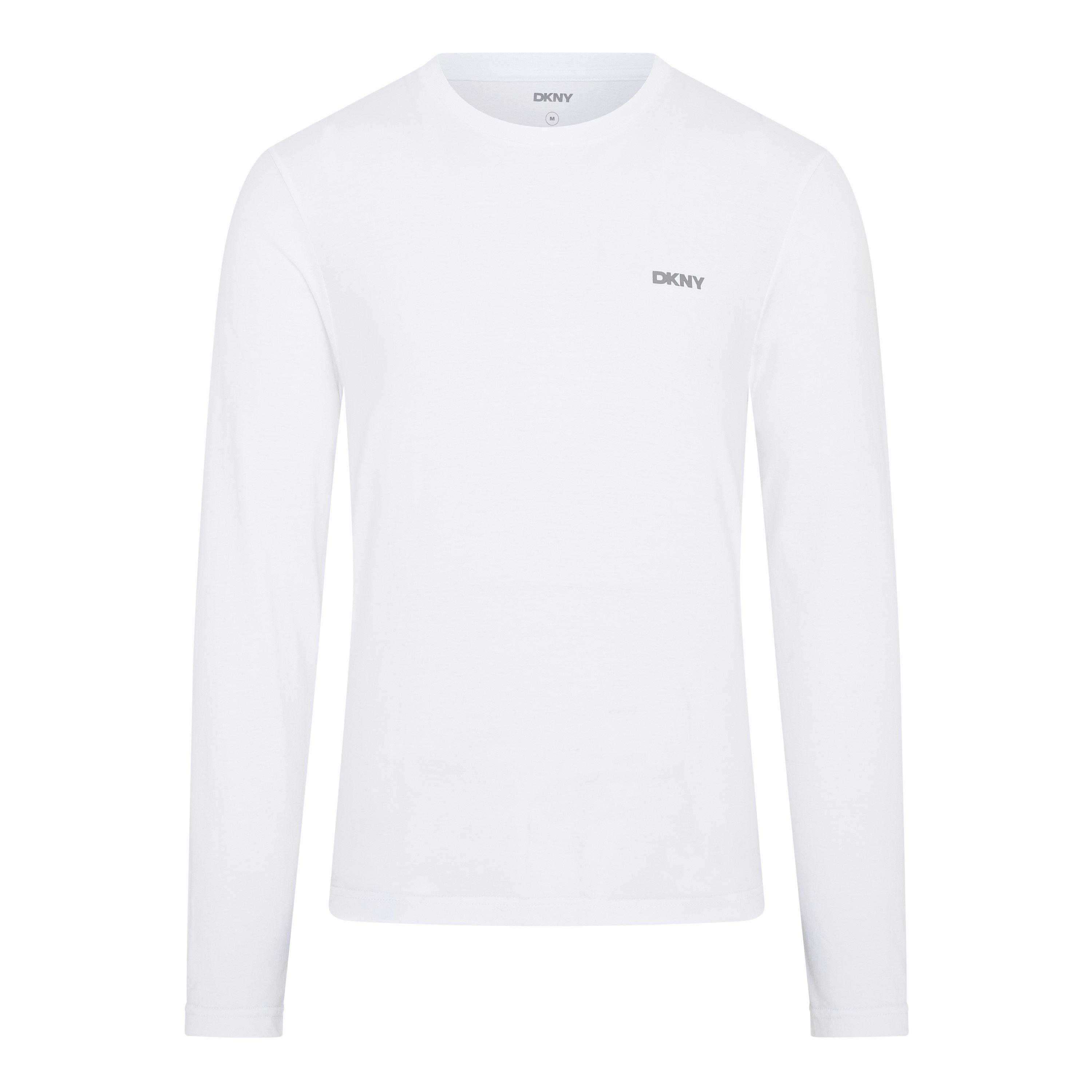 DKNY 3 Pack Long Sleeve Warriors T Shirt Mens
